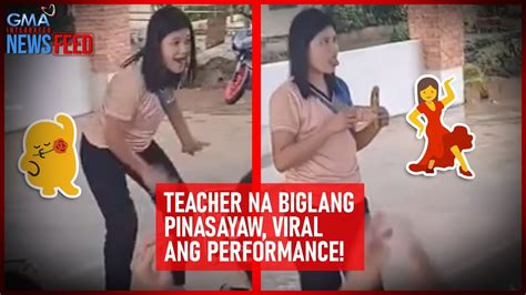 Teacher na biglang pinasayaw, viral ang performance! .